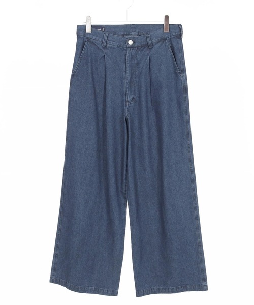 CAMBIO(カンビオ)の「mp13567- タック入りワイドデニムパンツ(デニムパンツ・メンズ・ブラック/ネイビー・M/L/XL)」の16枚目の写真