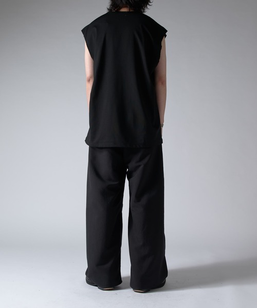 【Lui's】SHINE ノースリーブ グレー SHINE ノースリーブカットソー（Tシャツ/カットソー）｜Lui's