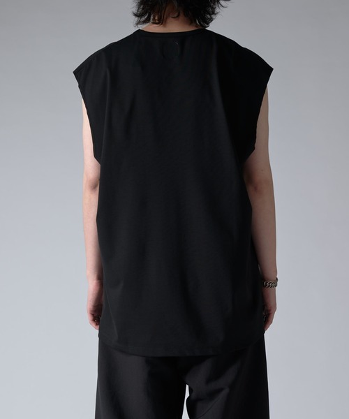 Lui's（ルイス）の「SHINE ノースリーブ（Tシャツ/カットソー・メンズ・ホワイト/グレー/チャコールグレー/ブラック・FREE）」の19枚目の写真