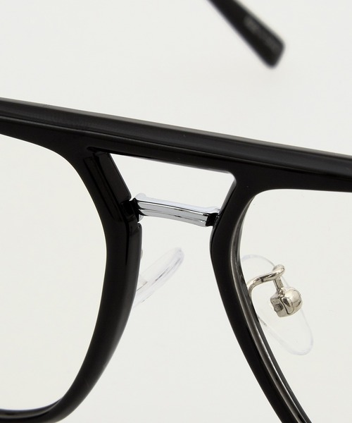 セール】an meets zakka メタルテンプルツーブリッジビッグ