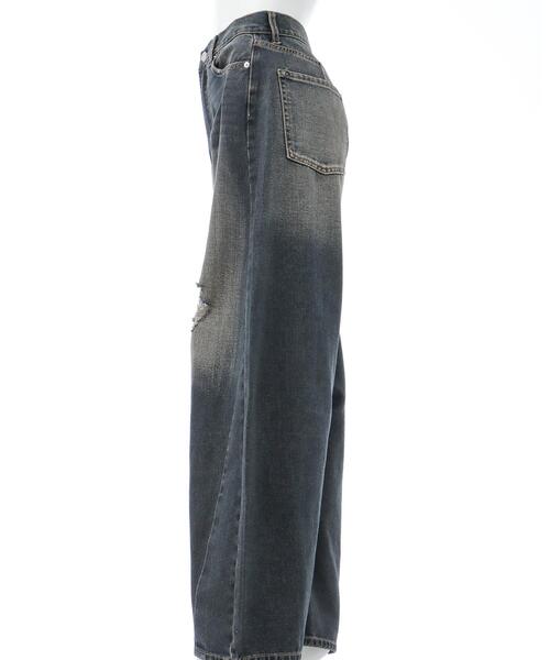 INGNI（イング）の「【WEB限定】クラッシュデニムカーブパンツ（デニムパンツ・レディース・ブルー系その他/ブルー系その他4・S/M）」の16枚目の写真