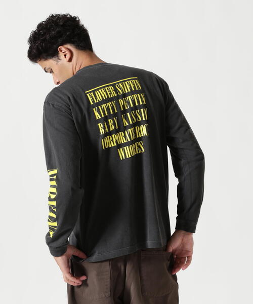 NIRVANA（ニルヴァーナ）の「NIRVANA/ニルヴァーナ/SMILE L/S TEE/コラボロンT《メンズ・ウィメンズ・ユニセックス》（Tシャツ/カットソー・メンズ・ブラック・S/M/L/XL）」の3枚目の写真