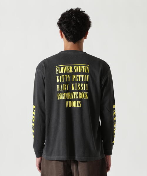NIRVANA（ニルヴァーナ）の「NIRVANA/ニルヴァーナ/SMILE L/S TEE/コラボロンT《メンズ・ウィメンズ・ユニセックス》（Tシャツ/カットソー・メンズ・ブラック・S/M/L/XL）」の7枚目の写真