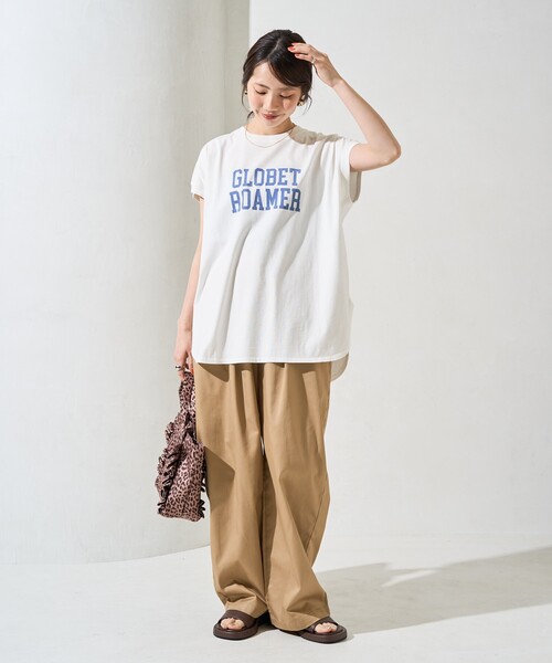 ★タイムセール★Honnete/2023ss ノースリーブTシャツ セール】限定展開 ピグメント フットボール ロゴ ノースリーブ