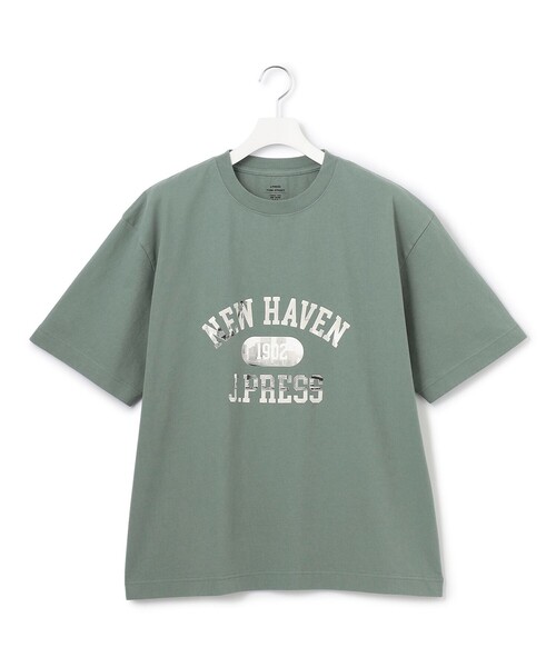 J.PRESS YORK STREET(ジェイプレスヨークストリート)の「【UNISEX】フォトプリント Tシャツ "College Logo"(Tシャツ/カットソー・メンズ・ライトグレー系/ダルブルー系/ホワイト系/ライトグリーン系・SMALL/MEDIUM/LARGE)」の13枚目の写真