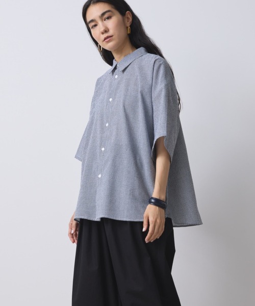 美品✨ Resurrection シャツ ブラウス ギンガムチェック Lサイズ DAY CLOSET ブラウス シャツ レディース フラワー刺繍のギンガム