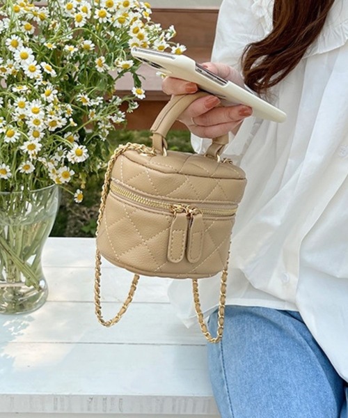 SPIGA（スピーガ）の「ｷﾙﾃｨﾝｸﾞﾊﾞﾆﾃｨﾊﾞｯｸﾞ（ショルダーバッグ・レディース・ブラック/ベージュ/ホワイト/ピンク・FREE）」の3枚目の写真