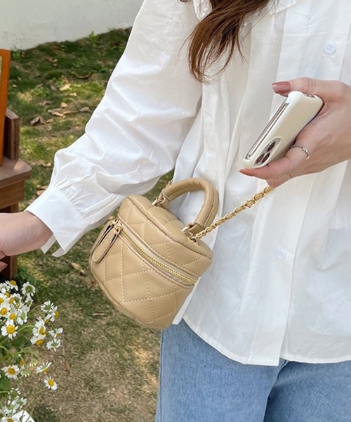 SPIGA（スピーガ）の「ｷﾙﾃｨﾝｸﾞﾊﾞﾆﾃｨﾊﾞｯｸﾞ（ショルダーバッグ・レディース・ブラック/ベージュ/ホワイト/ピンク・FREE）」の10枚目の写真