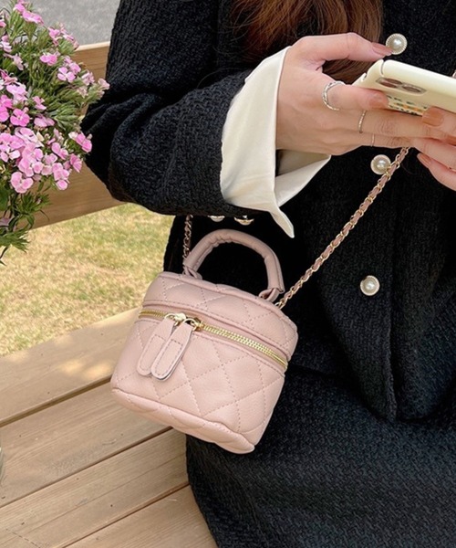 SPIGA（スピーガ）の「ｷﾙﾃｨﾝｸﾞﾊﾞﾆﾃｨﾊﾞｯｸﾞ（ショルダーバッグ・レディース・ブラック/ベージュ/ホワイト/ピンク・FREE）」の7枚目の写真