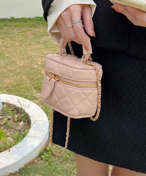 SPIGA（スピーガ）の「ｷﾙﾃｨﾝｸﾞﾊﾞﾆﾃｨﾊﾞｯｸﾞ（ショルダーバッグ・レディース・ブラック/ベージュ/ホワイト/ピンク・FREE）」の6枚目の写真