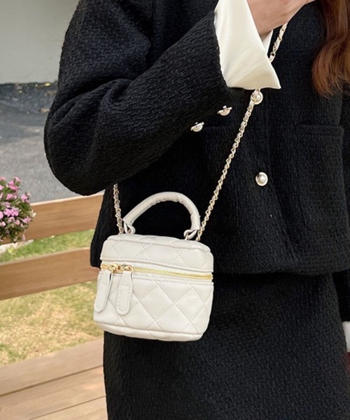 SPIGA（スピーガ）の「ｷﾙﾃｨﾝｸﾞﾊﾞﾆﾃｨﾊﾞｯｸﾞ（ショルダーバッグ・レディース・ブラック/ベージュ/ホワイト/ピンク・FREE）」の15枚目の写真