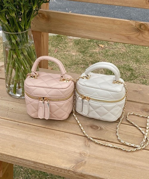 SPIGA（スピーガ）の「ｷﾙﾃｨﾝｸﾞﾊﾞﾆﾃｨﾊﾞｯｸﾞ（ショルダーバッグ・レディース・ブラック/ベージュ/ホワイト/ピンク・FREE）」の12枚目の写真