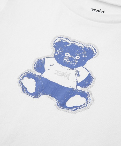 セール】STUFFED BEAR L/S BABY TEE（Tシャツ/カットソー）｜X-girl