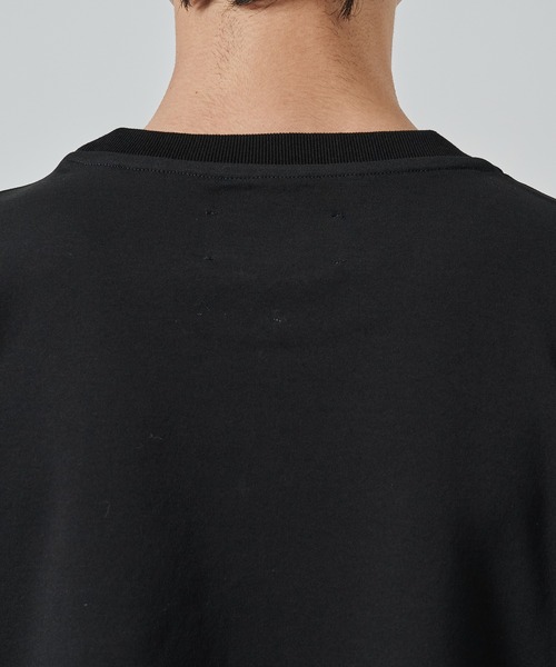 STUDIOUS（ステュディオス）の「【STUDIOUS】HIGH TWIST RELAX FIT TEE（Tシャツ/カットソー・メンズ・ホワイト/ブラック・1/2）」の11枚目の写真