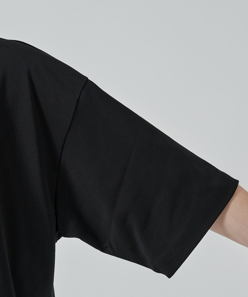 STUDIOUS（ステュディオス）の「【STUDIOUS】HIGH TWIST RELAX FIT TEE（Tシャツ/カットソー・メンズ・ホワイト/ブラック・1/2）」の14枚目の写真