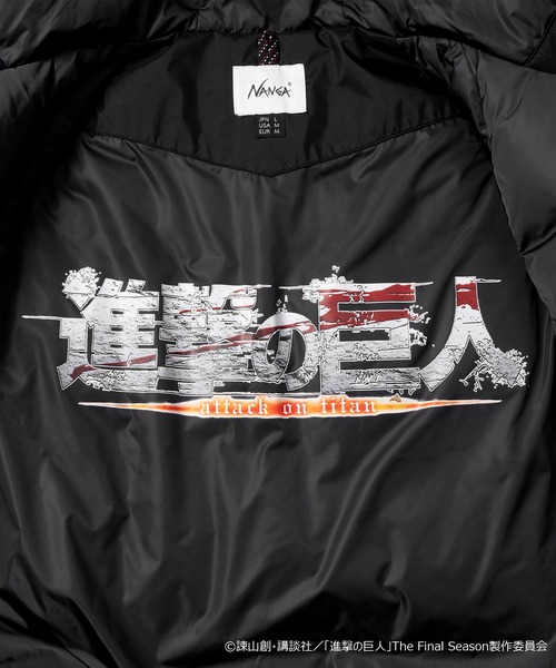 NANGA(ナンガ)の「進撃の巨人 × NANGA AURORA DOWN JACKET(LEVI)(ダウンジャケット/コート・メンズ・ブラック/カーキ・S/M/L/XL)」の8枚目の写真