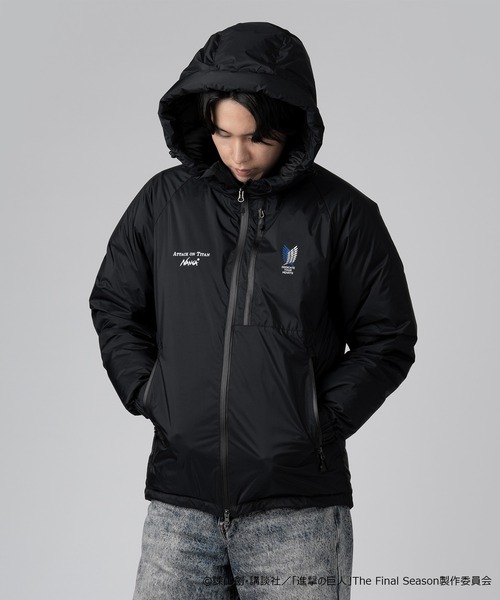NANGA(ナンガ)の「進撃の巨人 × NANGA AURORA DOWN JACKET(LEVI)(ダウンジャケット/コート・メンズ・ブラック/カーキ・S/M/L/XL)」の12枚目の写真