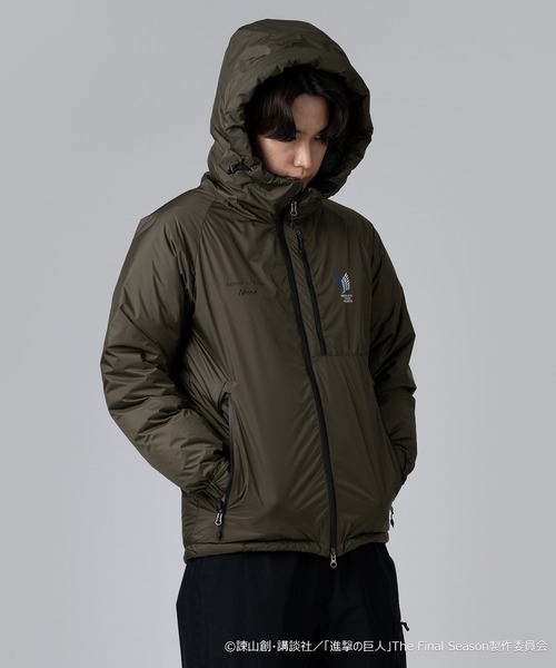NANGA(ナンガ)の「進撃の巨人 × NANGA AURORA DOWN JACKET(LEVI)(ダウンジャケット/コート・メンズ・ブラック/カーキ・S/M/L/XL)」の13枚目の写真