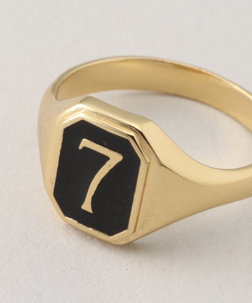 SLOBE IENA(スローブイエナ)の「merewif/メアウィフ 7リング SEVEN SIGNET(リング・レディース・ゴールド・11)」の7枚目の写真