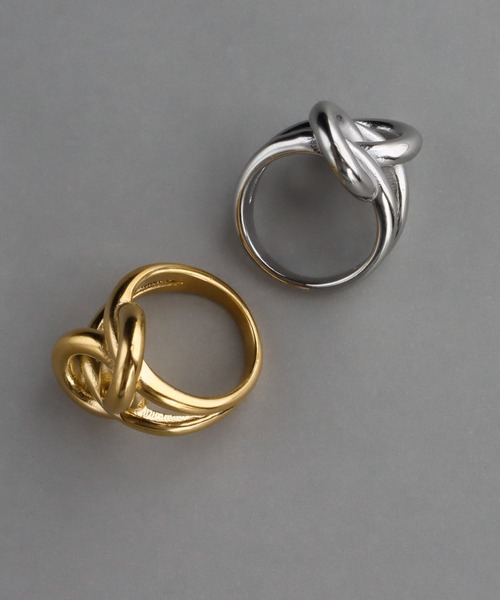 abaskdesign(アバスクデザイン)の「金属アレルギー対応 ループリング(リング・レディース・シルバー/ゴールド・11号/13号/15号)」の13枚目の写真