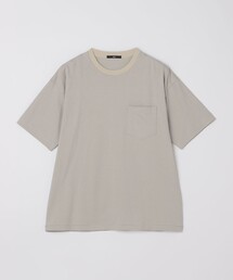 SHIPS: マイクロ ボーダー ショートスリーブ Tシャツ