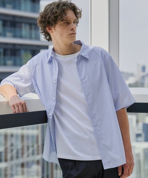 ハイカウントブロードストライプシャツ（シャツ/ブラウス