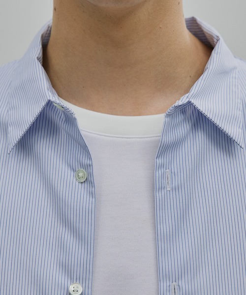 ハイカウントブロードストライプシャツ（シャツ/ブラウス