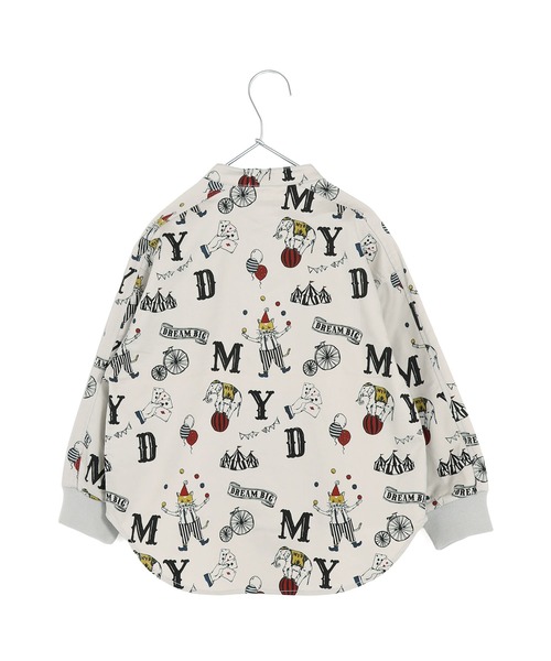 MAKE YOUR DAY（メイクユアデイ）の「総柄バンドカラー長袖シャツ■80～140cm（シャツ/ブラウス・キッズ・ブラック/オリーブ/アイボリー/ベージュ・110/100/90/80/120/130/140）」の8枚目の写真