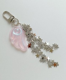 Nia（ニア）の「Nia(ニア)/エンジェルフェザー×スター　キーホルダー（キーホルダー）」