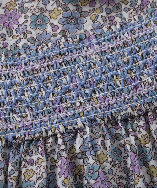 apres les cours(アプレレクール)の「花柄スモッキング刺繍セットアップ(その他ベビーウェア・キッズ・サックスブルー/ピンク・70/80)」の11枚目の写真