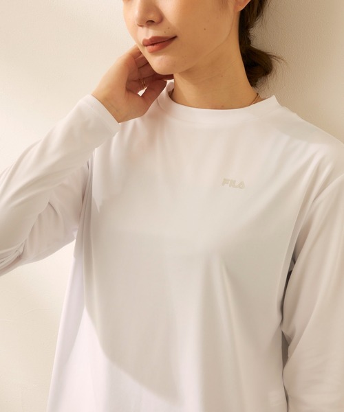 ラッシュガード付き 4点セット水着 (レギンスタイプ)（水着）｜FILA