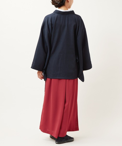 カヤ(カヤ)の「【カヤ】そよ風 八掛ワイドパンツ(その他パンツ・レディース・グリーン/スミクロ/レッド・FREE)」の12枚目の写真