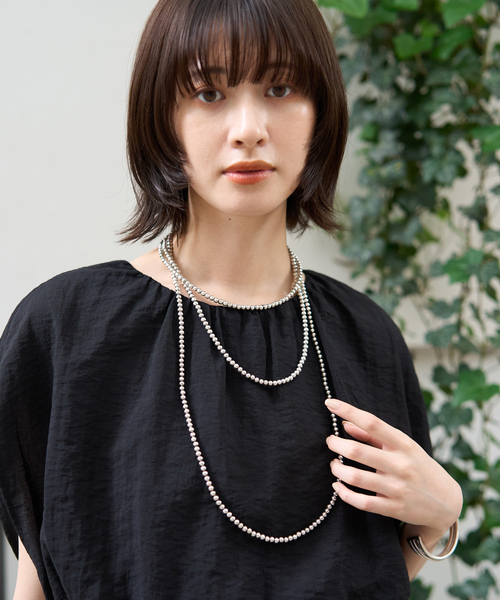 Rouge vif Anna（ルージュヴィフアンナ）の「ノースリーブワンピース（ワンピース・レディース・チャコールグレー/ブラック・フリー）」の14枚目の写真