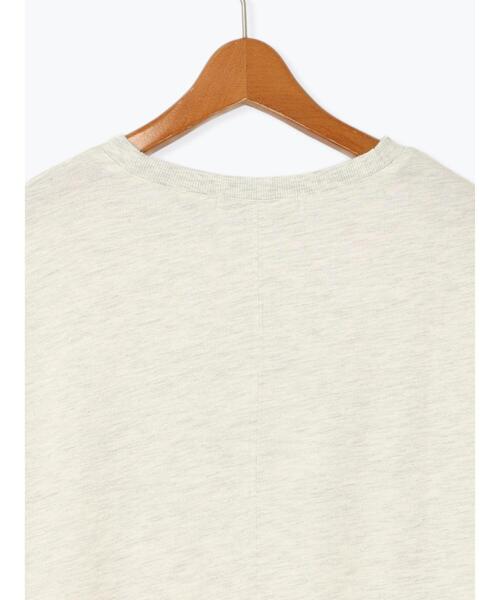 Lugnoncure（ルノンキュール）の「カレッジ風ロゴプリントミニ裏毛トップス（Tシャツ/カットソー・レディース・オフホワイト/ブルー/チャコールグレー・F）」の21枚目の写真