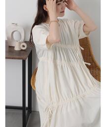 ehka sopo | ドロスト切り替えワンピース(ワンピース)