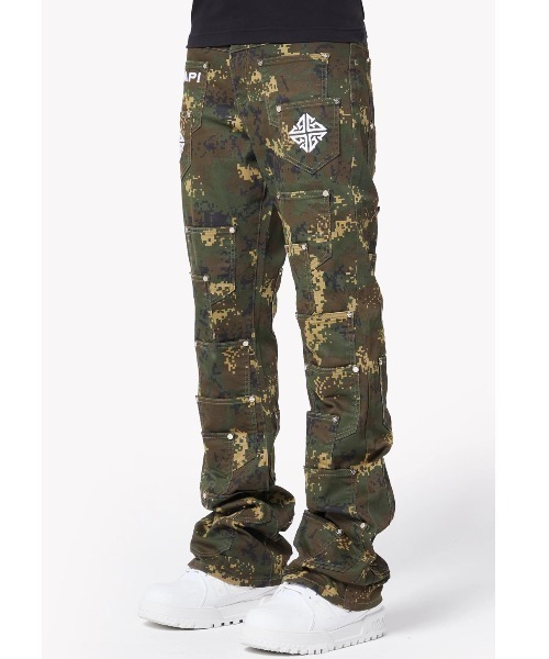 L.H.P(エルエイチピー)の「GUAPI/グアピ/Camo Pockets Flared Denim(デニムパンツ・メンズ・その他2・32/34/28)」の2枚目の写真