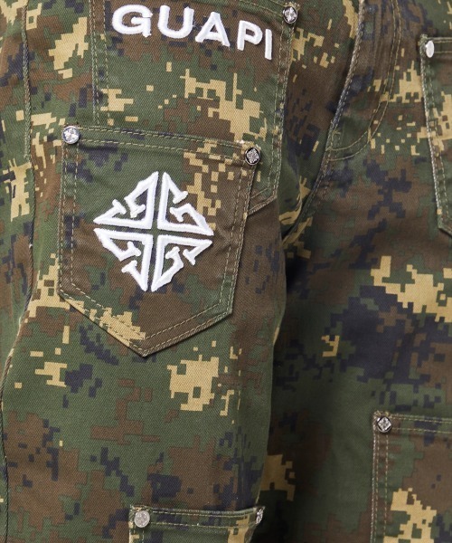 L.H.P(エルエイチピー)の「GUAPI/グアピ/Camo Pockets Flared Denim(デニムパンツ・メンズ・その他2・32/34/28)」の6枚目の写真