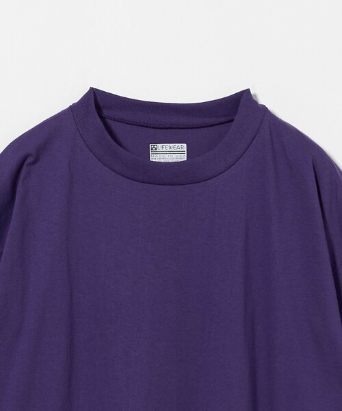 Steven Alan（スティーブンアラン）の「＜LIFEWEAR＞ 5.5oz SSL TEE/Tシャツ（Tシャツ/カットソー・メンズ・ワイン/ダークグリーン/パープル・L/XL）」の5枚目の写真