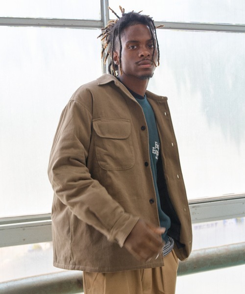 Bukta(バクタ)の「中綿CPOジャケット(その他アウター・メンズ・ブラック/ブラウン・X-LARGE/LARGE/MEDIUM)」の12枚目の写真