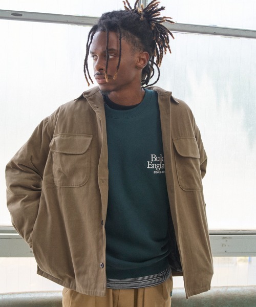 Bukta(バクタ)の「中綿CPOジャケット(その他アウター・メンズ・ブラック/ブラウン・X-LARGE/LARGE/MEDIUM)」の14枚目の写真