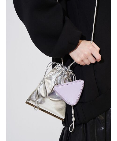 ELENDEEK(エレンディーク)の「マルチショルダーバッグ(ショルダーバッグ・レディース・ブラウン/シルバー/ボルドー/オフホワイト/ブラック・FREE)」の7枚目の写真