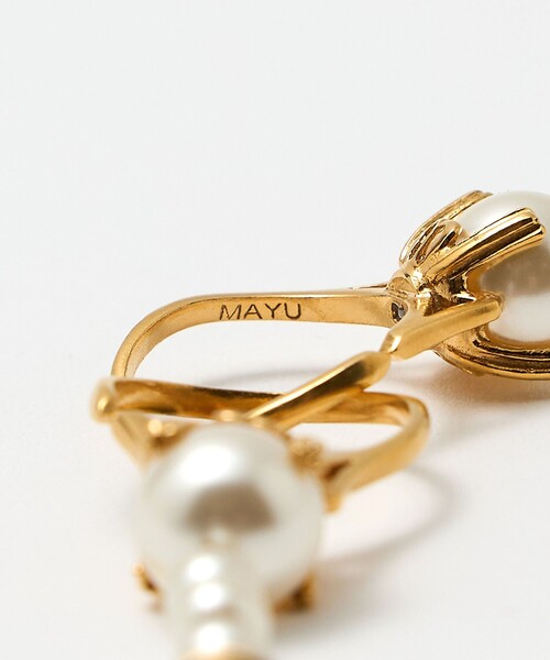 MAYU（マユ）の「＜MAYU＞F/PRL ネックレス（ネックレス・レディース・ゴールド・FREE）」の4枚目の写真