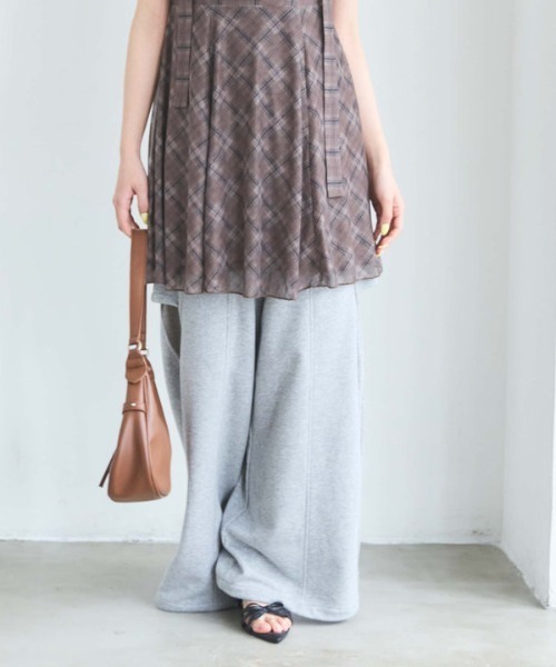 archives（アルシーヴ）の「カットアウト裏毛パンツ（その他パンツ・レディース・オートミール/グレー・MEDIUM）」の15枚目の写真