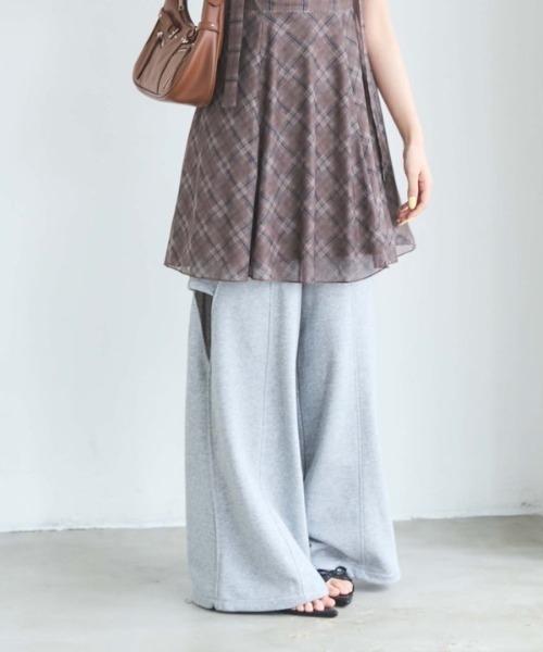 archives（アルシーヴ）の「カットアウト裏毛パンツ（その他パンツ・レディース・オートミール/グレー・MEDIUM）」の17枚目の写真