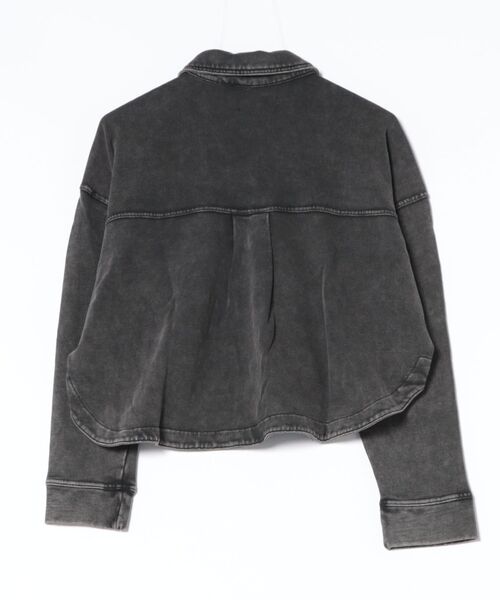 ムラサキスポーツ（ムラサキスポーツ）の「RIKKA FEMME/リッカファム デニムシャツ セットアップ対応 RF25FW19（デニムジャケット・レディース・ライトインディゴブルー/ブラック・S/M/M/L）」の4枚目の写真