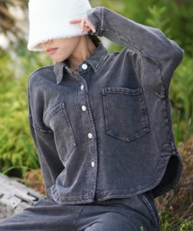 RIKKA FEMME（リッカファーム）の「RIKKA FEMME/リッカファム デニムシャツ セットアップ対応 RF25FW19（デニムジャケット）」