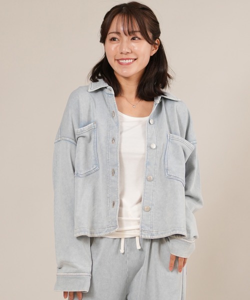 RIKKA FEMME/リッカファム デニムシャツ セットアップ対応 RF25FW19