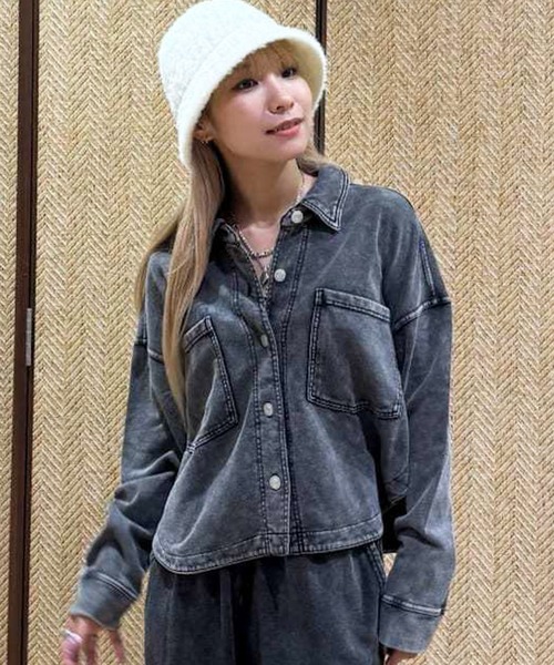 セール】RIKKA FEMME/リッカファム デニムシャツ セットアップ対応