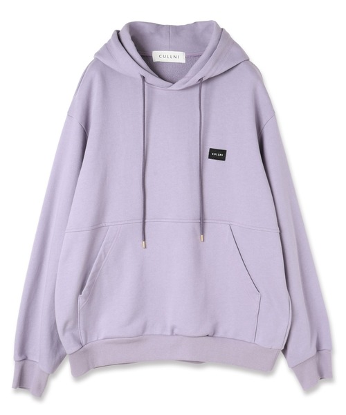 CULLNI（クルニ）の「French Terry Embroidery Patch Hoodie（パーカー・メンズ・ホワイト/ラベンダー/ブルー/ブラック・2/1/0）」の4枚目の写真