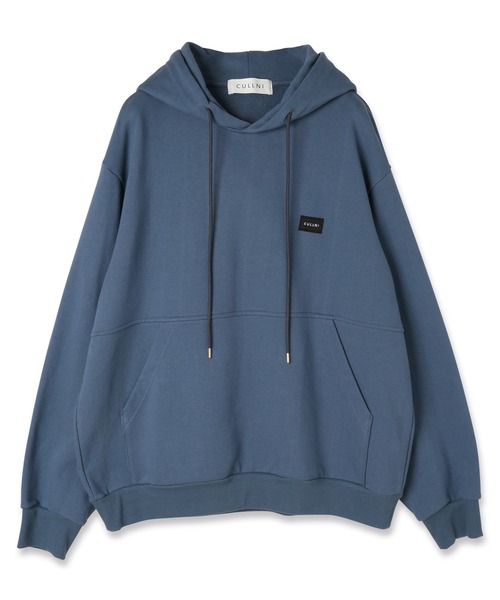 CULLNI（クルニ）の「French Terry Embroidery Patch Hoodie（パーカー・メンズ・ホワイト/ラベンダー/ブルー/ブラック・2/1/0）」の3枚目の写真